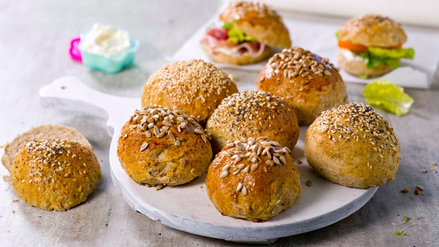 Grove matpakkerundstykker