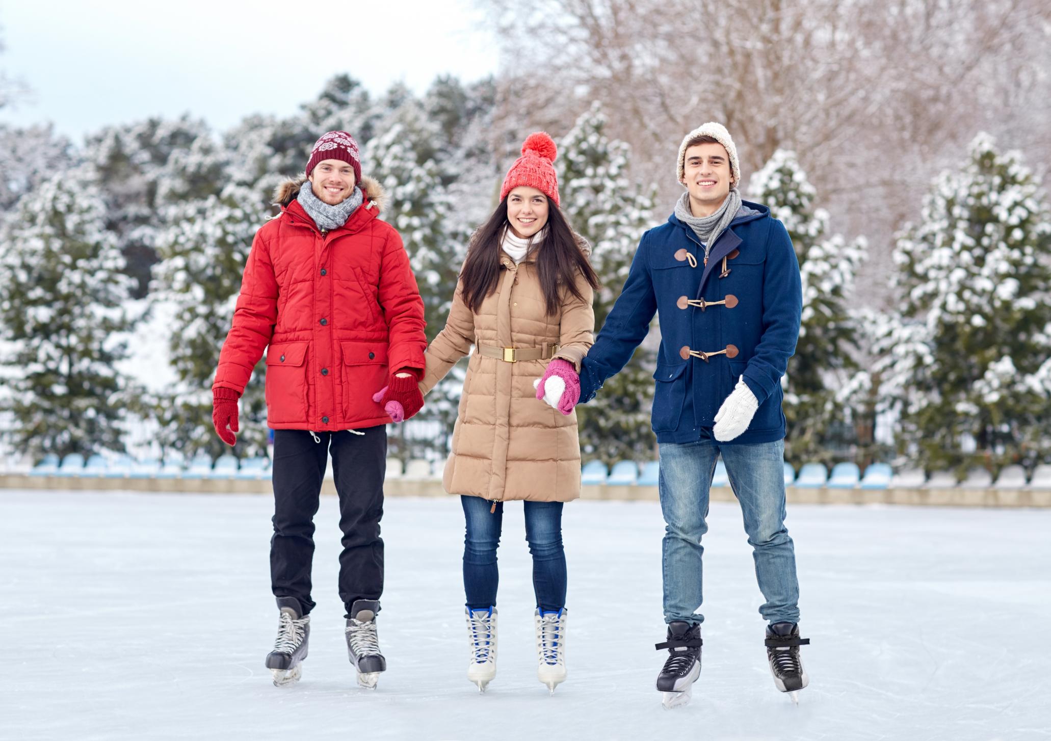 Be med familien eller venner på skøytedag - aktiv julekalender gave