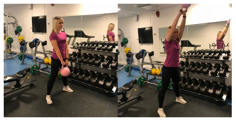 Kettlebellsving - klinisk ernæringsfysiolog Anne Marie Skjølsvik
