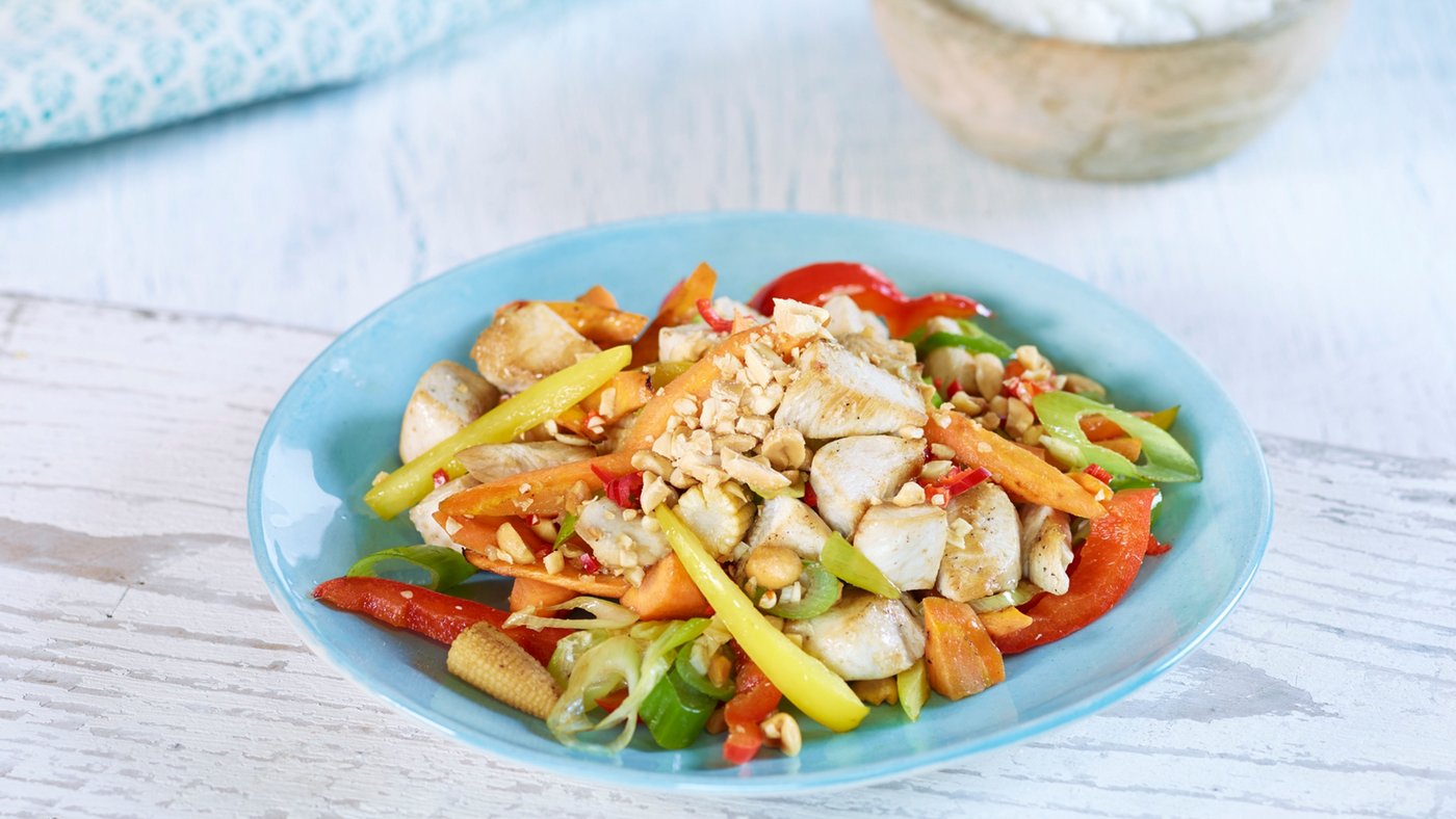 Sunn mat på budsjett - spicy kyllingwok - klinisk ernæringsfysiolog Anne Marie Skjølsvik
