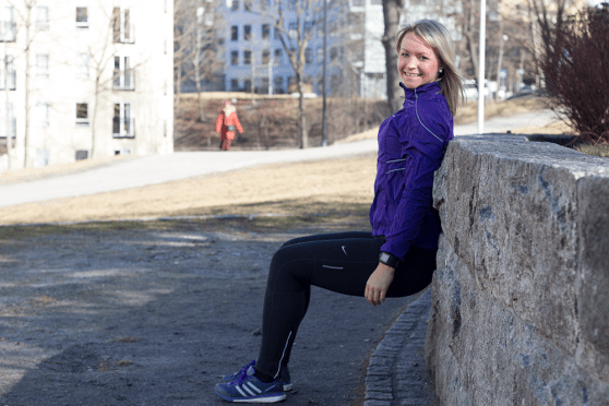 Trening utendørs - klinisk ernæringsfysiolog Anne Marie Skjølsvik
